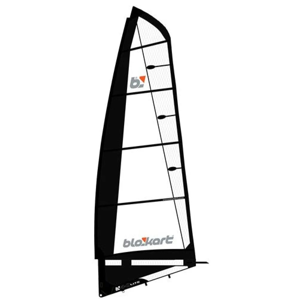 Blokart Pro V3 har et stort sort sejl