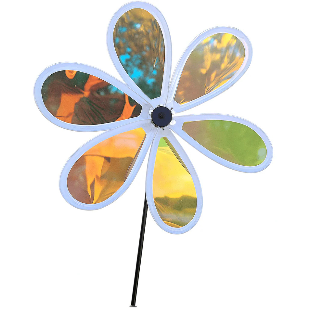 Wikz Wikz Vindhjul - Twista Flower - 27 cm - Regnbue – Dragebutikken